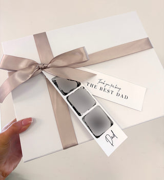 Luxe Ribbon Box with Photo Tag & Any Message