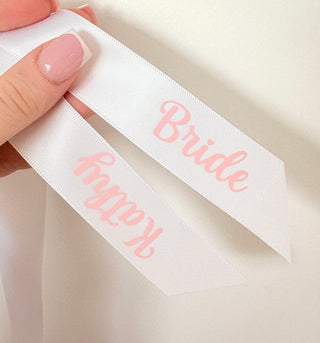 Personalised Ribbon - More Colours Available