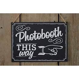 1 Photo Booth Sign, Vintage Affair