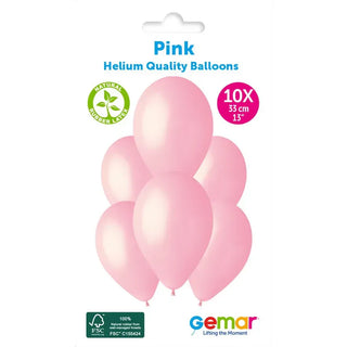 13" Latex Pink Balloons (10pk)