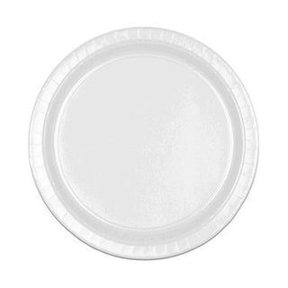 White Plates - 8 pack