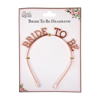 Bride to Be Rose Gold Headband