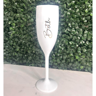 personalised wedding champagne flute Ireland