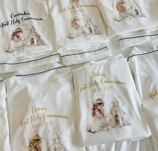 Communion - Personalised White Pj's