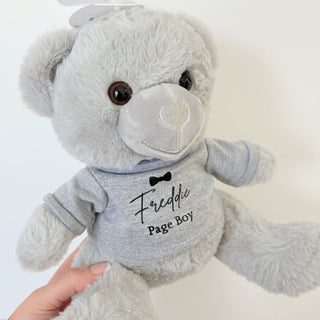 Personalised Teddy Bear - Grey