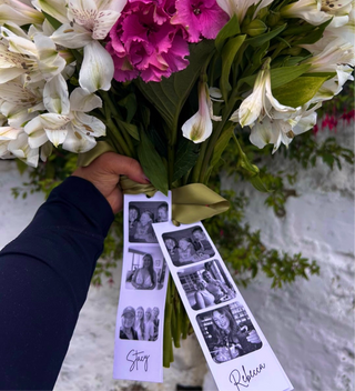 Photo Gift Tag with Any Message & Ribbon