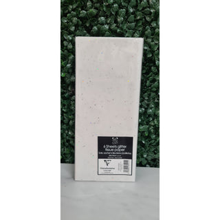 6 Tissue Sheets,  Glitter Pink