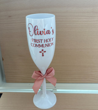 Communion - Personalised White Flute