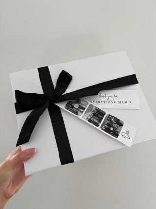 Luxe Ribbon Box with Photo Tag & Any Message