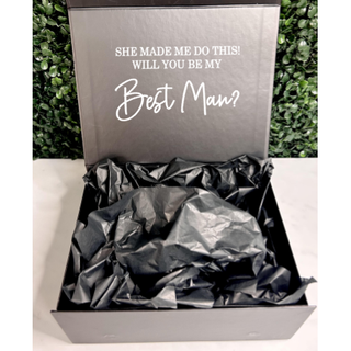 Personalised Bridal Box - Small Black