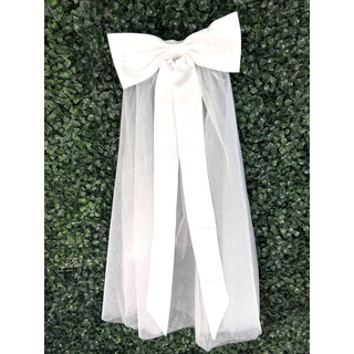 Luxury Satin Bow Veil