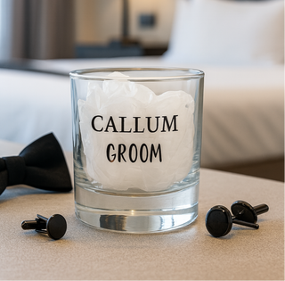 Personalised Bridal Whiskey Glass