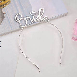 Bride Silver Headband