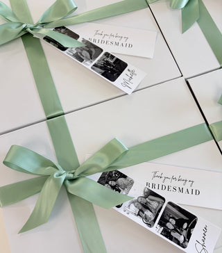 Luxe Ribbon Box with Photo Tag & Any Message