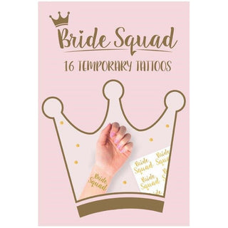 Bride Squad Temp Tattoo's (16)