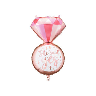 Foil balloon Ring, 41x72 cm, mix