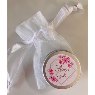 Bridal Party Lip Balm - Floral Pink Design (more titles available)