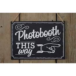 1 Photo Booth Sign, Vintage Affair