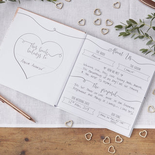 Rose Gold Foiled Wedding Planner