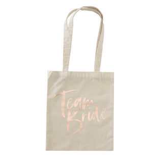 Team Bride Printed Tote Bag - Floral Hen Party