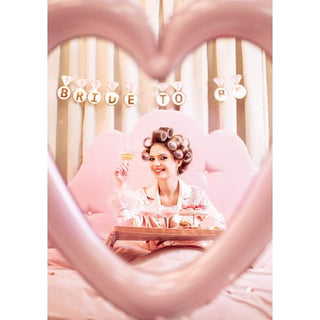 Bride to be Banner with Rings