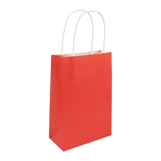 Party Bag, Red with Handles, 14Wx21Lx7Dcm