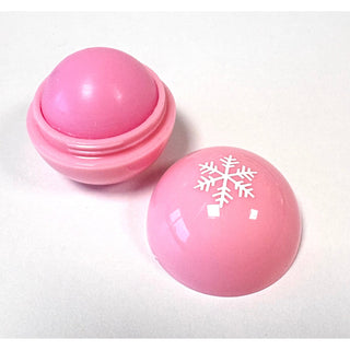Pink Peach Snowflake Lip Balm