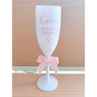 Communion - Personalised White Flute