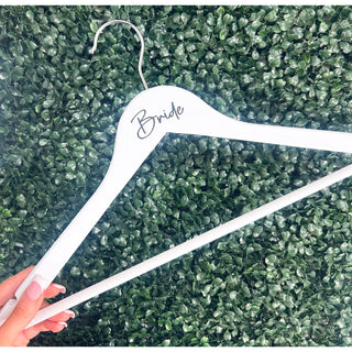Bridal party personalised hangers sale