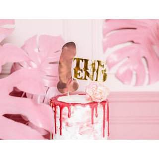 Same Penis Forever cake topper in mixed colours displayed on a party cake