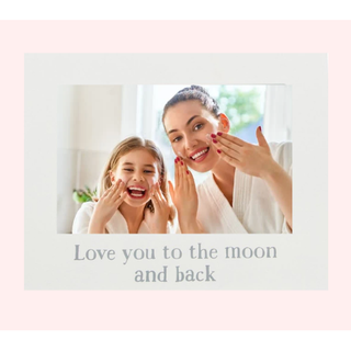 Sass & Belle Love You to the Moon & Back Photo Frame White