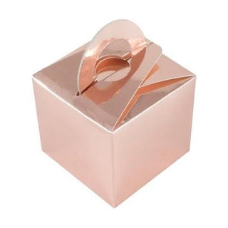 Small Party Box, (10) Rose Gold With Handles