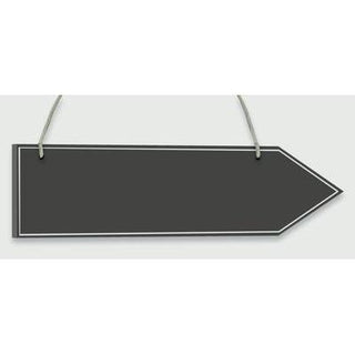 Wooden Arrow Blackboard 30.5cm x 7.6cm 1pc
