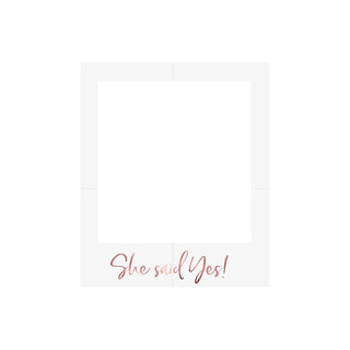 Selfie Photo Frame - she said yes
