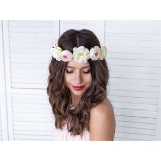 Flower Crown White, 17cm