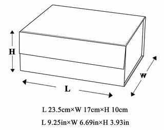 Personalised Pampas Gift Box with Ribbon Tie