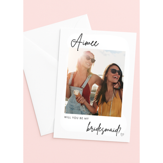 Personalised Photo Card for Bridal Party Ireland - Fast Delivery