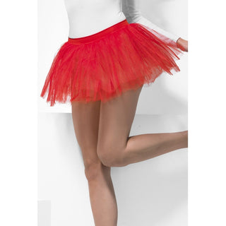 Tutu Underskirt, Red, 4 Layers, 30cm Long