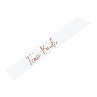Sash Team bride, white, 75cm
