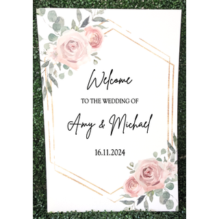 Wedding Sign - Floral
