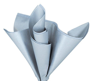 5 Tissue Sheets, Silver Metallic