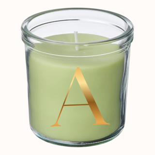 Personalised Initial Candle