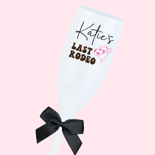 Personalised Champagne Flute - Last Rodeo