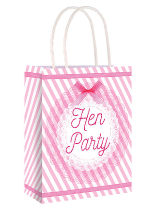 Vintage Pink Hen Party Bag 22 X 18 X 8cm