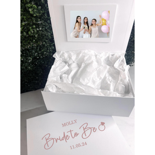 Personalised Bride to Be Memory Frame Gift Box - Ireland