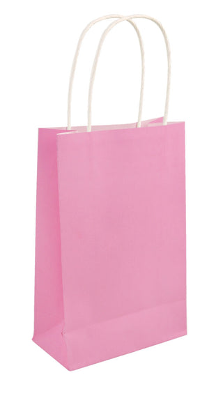 Party Bag, Baby Pink With Handles, 14Wx21Lx7Dcm
