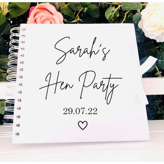 Personalised Hen Party Guest Book - Luxe Range