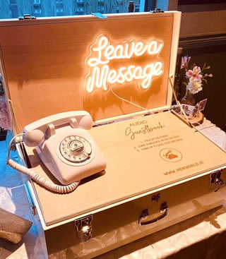 Audio Guest Book with Personalised USB - Rental