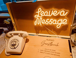 Audio Guest Book with Personalised USB - Rental