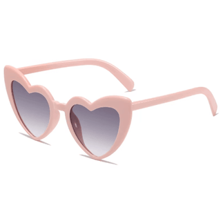 Baby Pink Heart-Shaped Sunglasses